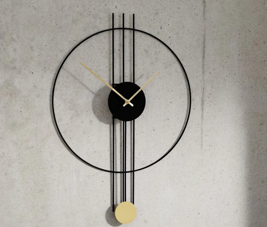 Three Lines Pendulam Wallclock 24 inch