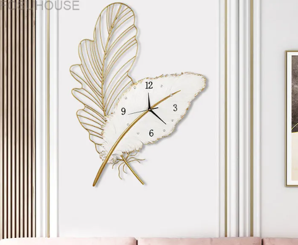 GINGO TWO LEAF WALLCLOCK