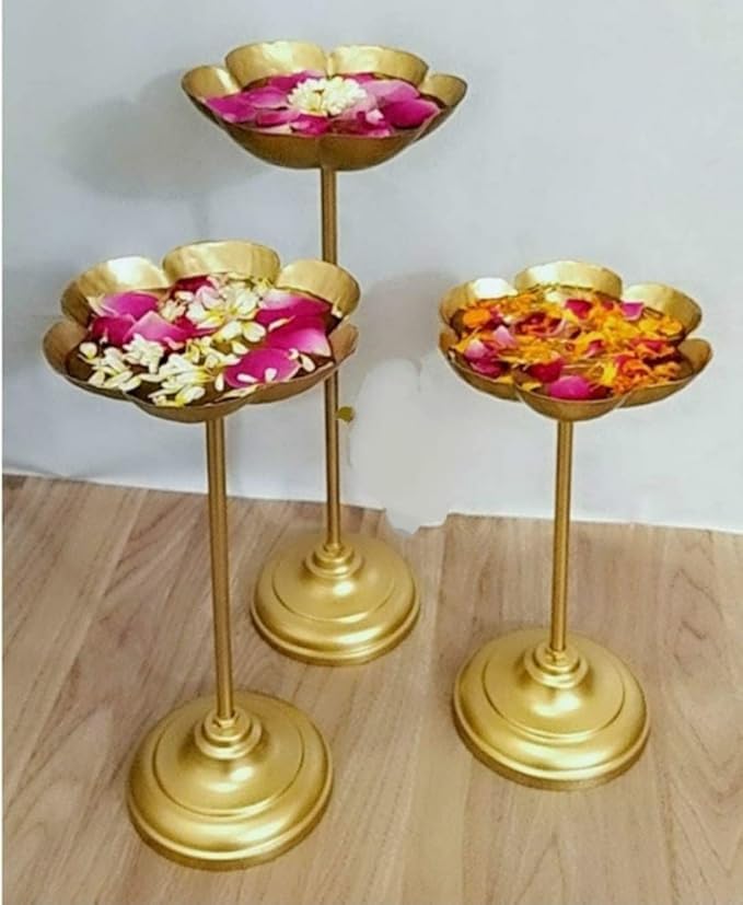 METAL URLI BOWL SET OF 3 SIZE 8,10,12 INCH