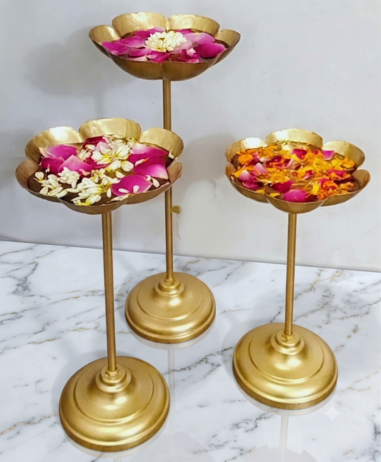 METAL URLI BOWL SET OF 3 SIZE 8,10,12 INCH