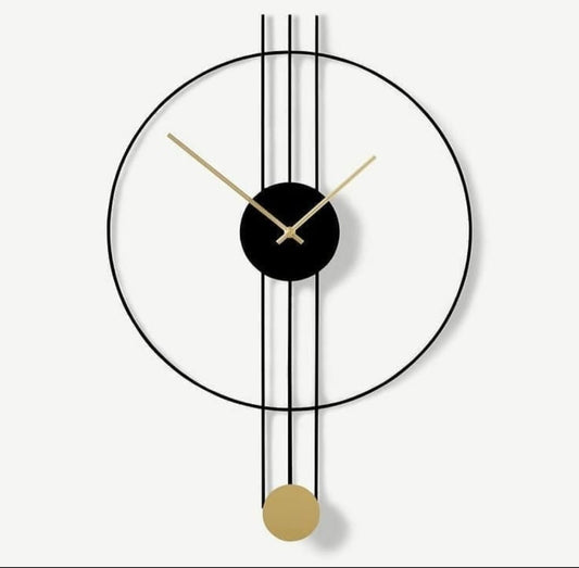 Three Lines Pendulam Wallclock 24 inch