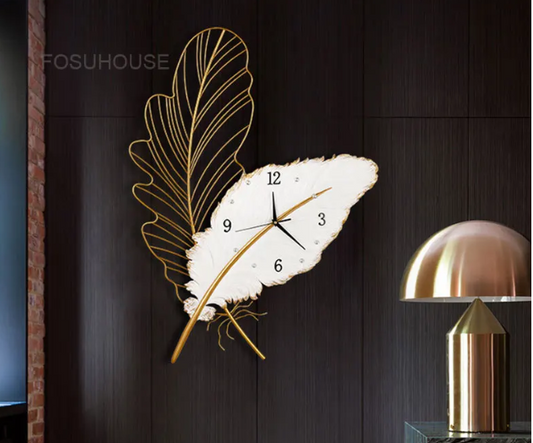 GINGO TWO LEAF WALLCLOCK