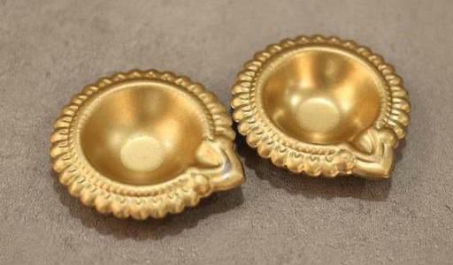 METAL ROUND DIYA 2.5INCH PACK OF 50