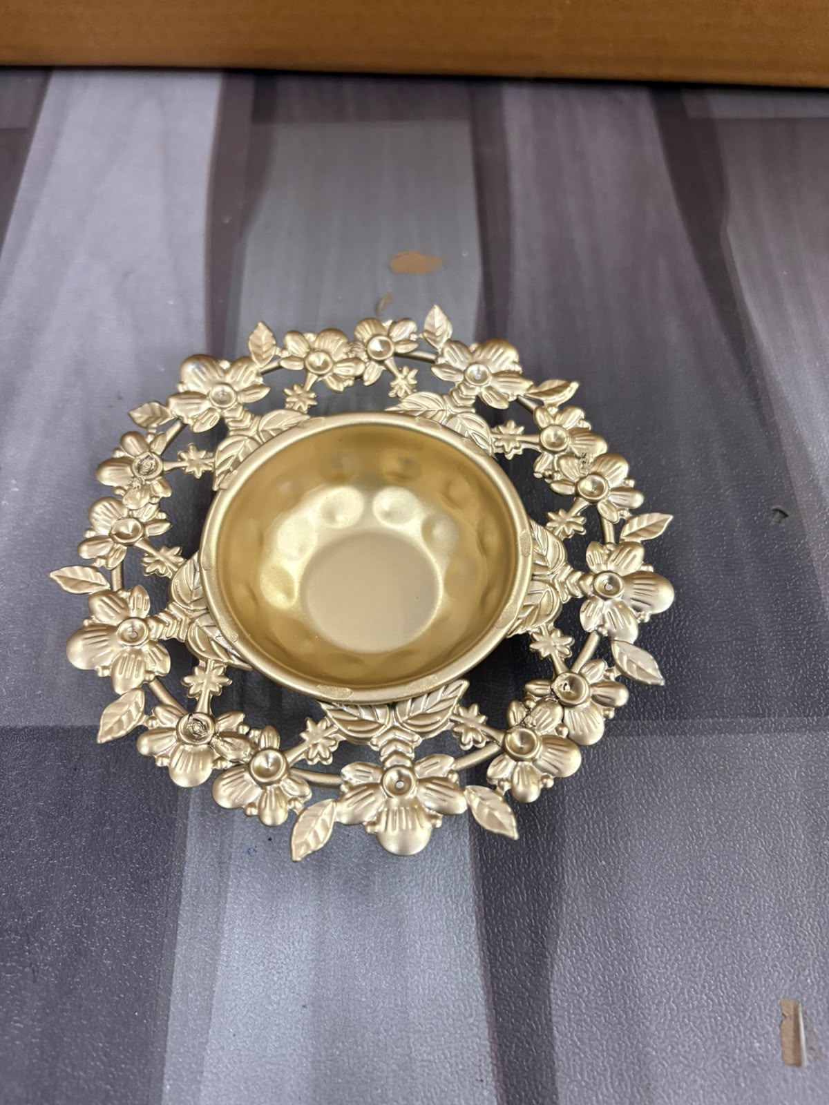 METAL FULL FLOWER 4INCH URLI PACK OF 25 PCS