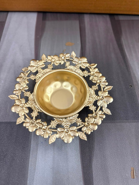 METAL FULL FLOWER 4INCH URLI PACK OF 25 PCS